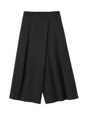Muji Black Hakama Skirt Pants